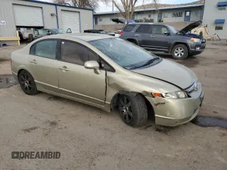 2008 Honda Civic LX с VIN JHMFA16528S000449, выставлен на аукционе Copart как лот 46075895 с пробегом 160 512 миль миль и Списание • Salvage title. История ставок и продаж доступна на DreamBid. Изображение 4.
