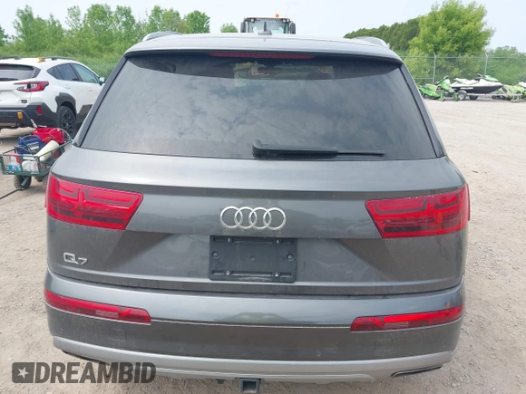 2019 Audi Q7 Prestige with VIN WA1VAAF78KD025828, listed as a IAAI auction lot 42409369 with 92,834 mi miles and . Bid and sale history available at DreamBid. Image 17.