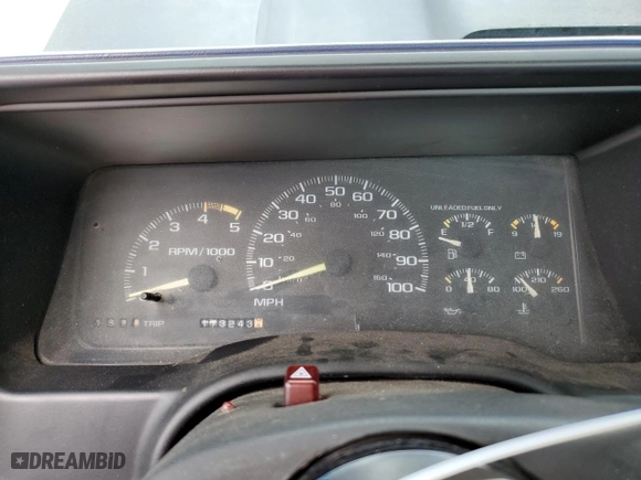 1995 Chevrolet C/K 1500 with VIN 1GCEK14K1SZ236477, listed as a Copart auction lot 85740124 with 173,243 mi miles and Non Repairable. Bid and sale history available at carsss.com. Image 9.