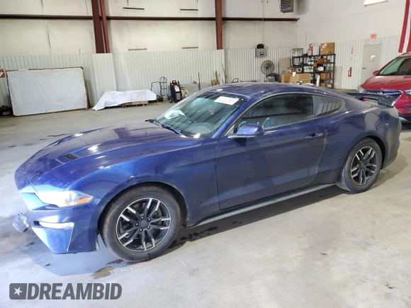 2018 Ford Mustang EcoBoost with VIN 1FA6P8TH6J5184358, listed as a Copart auction lot 46932365 with 99,741 mi miles and Clean Title. Bid and sale history available at DreamBid. Image 1.