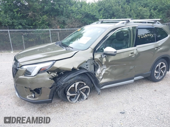 2023 Subaru Forester Touring with VIN JF2SKARC6PH400678, listed as a IAAI auction lot 42694547 with 14,484 mi miles and . Bid and sale history available at DreamBid. Image 6.