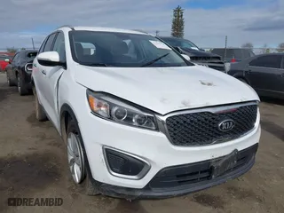 2017 Kia Sorento LX V6 with VIN 5XYPG4A55HG220798, listed as a IAAI auction lot 41502778 with 108,195 mi miles. Bid and sale history available at carsss.com. Image 1.