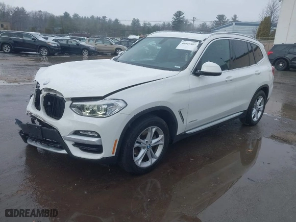 2018 BMW X3 xDrive30i with VIN 5UXTR9C57JLC79852, listed as a IAAI auction lot 40942487 with 87,050 mi miles. Bid and sale history available at carsss.com. Image 2.