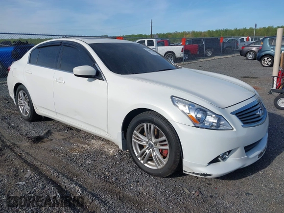 2012 Infiniti G25 Sedan x with VIN JN1DV6AR4CM860776, listed as a IAAI auction lot 42084208 with 128,071 mi miles. Bid and sale history available at carsss.com. Image 1.