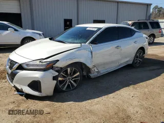 2019 Nissan Maxima SV with VIN 1N4AA6AV6KC378412, listed as a Copart auction lot 48516555 with 139,056 mi miles and Salvage Title. Bid and sale history available at carsss.com. Image 1.
