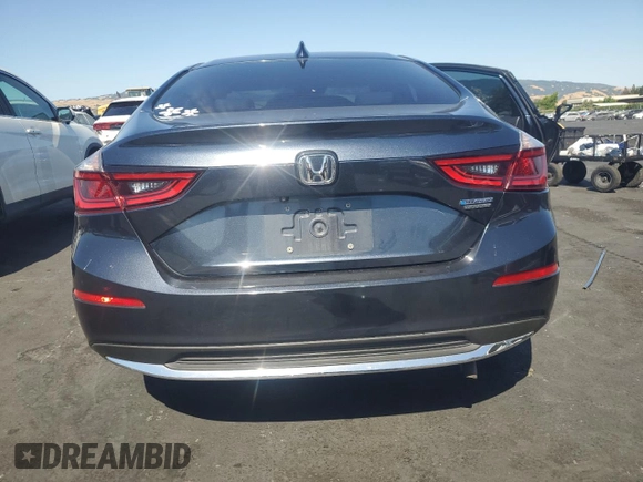 2019 Honda Insight Touring with VIN 19XZE4F90KE015579, listed as a Copart auction lot 58821075 with 26,560 mi miles and Salvage title. Bid and sale history available at DreamBid. Image 6.