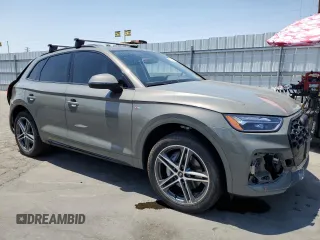 2023 Audi Q5 S line Premium Plus with VIN WA1E2AFYXP2109190, listed as a Copart auction lot 58004343 with 3,338 mi miles and . Bid and sale history available at DreamBid. Image 4.