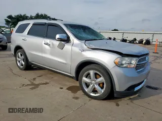 2012 Dodge Durango Citadel with VIN 1C4SDJET6CC240551, listed as a Copart auction lot 58664595 with 180,814 mi miles and Salvage title. Bid and sale history available at DreamBid. Image 4.