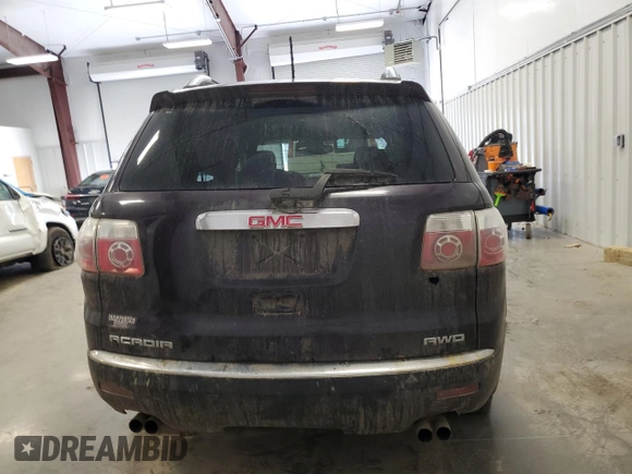 2009 GMC Acadia SLE1 z VIN 1GKEV13D09J145658, wystawiony jako Copart lot #51328715 z przebiegiem 136 454 mil mil oraz Szkoda całkowita • Salvage title. Historia ofert i sprzedaży dostępna na DreamBid. Obrazek 6.