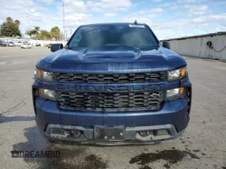 2021 Chevrolet Silverado 1500 Custom with VIN 1GCRWBEK3MZ153601, listed as a Copart auction lot 44274165 with 94,185 mi miles and Clean Title. Bid and sale history available at DreamBid. Image 5.