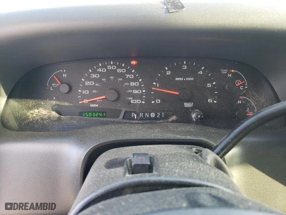 2002 Ford Super Duty F-250 XL with VIN 1FTNX20L32ED10043, listed as a Copart auction lot 82608574 with 150,324 mi miles and Salvage Title. Bid and sale history available at carsss.com. Image 9.