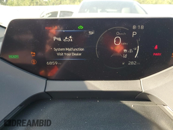 2024 Toyota Prius LE with VIN JTDADABU9R3012478, listed as a Copart auction lot 60652895 with 6,859 mi miles and Salvage title. Bid and sale history available at DreamBid. Image 9.