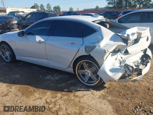 2021 Acura TLX Technology with VIN 19UUB5F42MA014115, listed as a IAAI auction lot 40860740 with Not provided miles and . Bid and sale history available at DreamBid. Image 3.