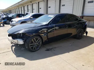 2014 Lexus IS 350 with VIN JTHBE1D26E5011363, listed as a Copart auction lot 52160595 with 124,813 mi miles and Salvage Title. Bid and sale history available at carsss.com. Image 1.