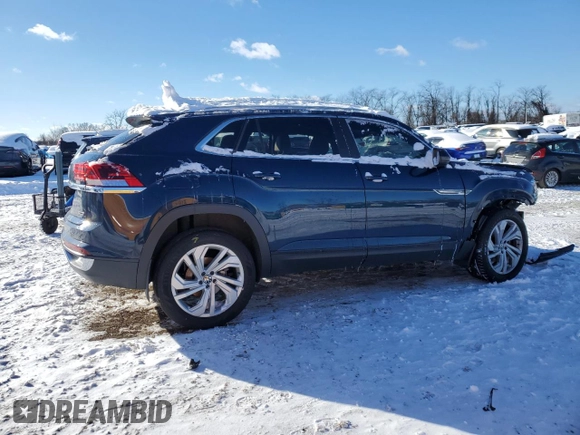 2020 Volkswagen Atlas SEL with VIN 1V2ME2CA8LC219017, listed as a Copart auction lot 87255214 with 46,857 mi miles and Salvage title. Bid and sale history available at DreamBid. Image 3.
