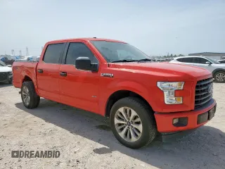 2017 Ford F-150 XL with VIN 1FTEW1CP5HKE11218, listed as a Copart auction lot 56834715 with 91,278 mi miles and Clean title. Bid and sale history available at DreamBid. Image 4.