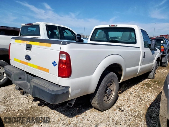 2013 Ford F-250 XL with VIN 1FTBF2A68DEB82111, listed as a Copart auction lot 80050794 with 154,577 mi miles and Clean Title. Bid and sale history available at DreamBid. Image 3.