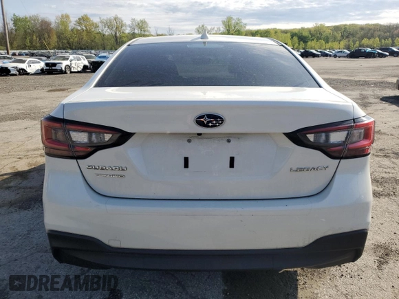 2021 Subaru Legacy Premium with VIN 4S3BWAF6XM3020107, listed as a Copart auction lot 51219395 with 32,873 mi miles and Salvage title. Bid and sale history available at DreamBid. Image 6.