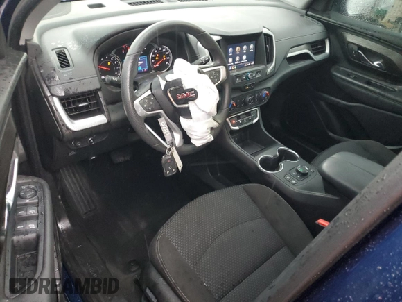 2023 GMC Terrain SLE with VIN 3GKALMEG3PL168645, listed as a Copart auction lot 45819015 with 24,257 mi miles and Salvage Title. Bid and sale history available at DreamBid. Image 8.