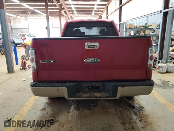 2007 Ford F-150 XLT with VIN 1FTPX14V07FA65024, listed as a Copart auction lot 45940985 with 0 mi miles and Salvage Title. Bid and sale history available at carsss.com. Image 6.