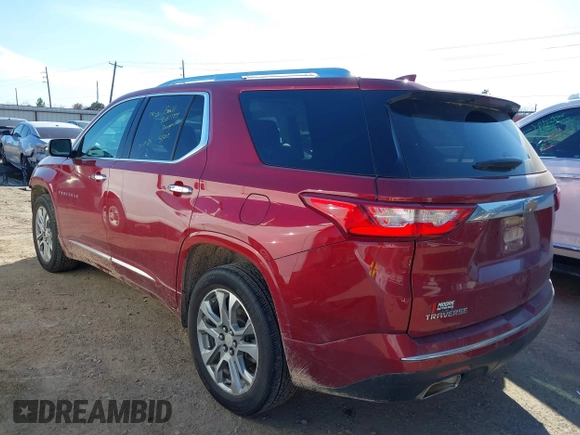 2021 Chevrolet Traverse Premier with VIN 1GNERKKW2MJ187256, listed as a IAAI auction lot 41678725 with 104,245 mi miles. Bid and sale history available at carsss.com. Image 3.