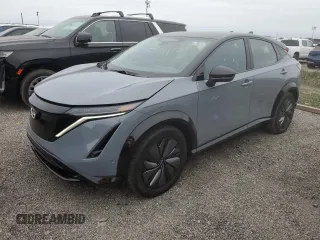 2024 Nissan ARIYA Platinum+ with VIN JN1DF0CDXRM730490, listed as a Copart auction lot 77038804 with 3,660 mi miles and Salvage title. Bid and sale history available at DreamBid. Image 1.