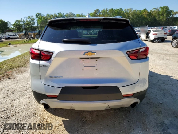 2020 Chevrolet Blazer LT with VIN 3GNKBDRS9LS588421, listed as a Copart auction lot 50704135 with 16,988 mi miles and Salvage title. Bid and sale history available at DreamBid. Image 6.