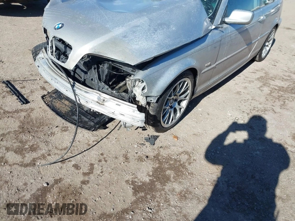 2002 BMW 3 Series 330Ci with VIN WBABN53422JU26630, listed as a IAAI auction lot 41417881 with 104,424 mi miles and . Bid and sale history available at carsss.com. Image 6.