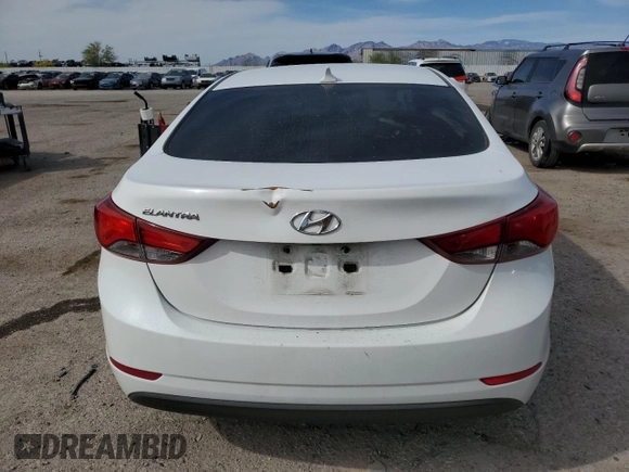 2014 Hyundai Elantra SE with VIN 5NPDH4AE3EH495669, listed as a Copart auction lot 50342015 with 110,326 mi miles and Salvage Title. Bid and sale history available at DreamBid. Image 6.