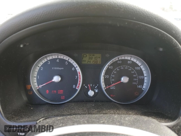 2009 Hyundai Accent Auto SE with VIN KMHCN36C99U128501, listed as a Copart auction lot 86722294 with 141,981 mi miles and Salvage Title. Bid and sale history available at carsss.com. Image 9.
