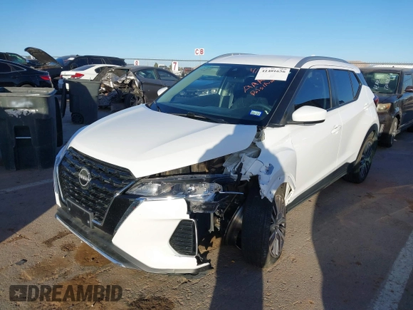 2023 Nissan Kicks SV with VIN 3N1CP5CV0PL539540, listed as a IAAI auction lot 41401656 with 13,205 mi miles. Bid and sale history available at carsss.com. Image 16.