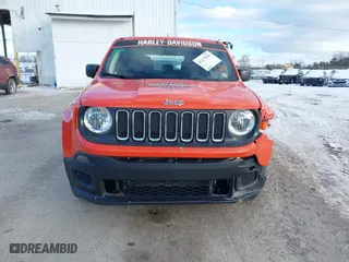 2018 Jeep Renegade Upland Edition with VIN ZACCJBAB0JPJ55503, listed as a IAAI auction lot 41278285 with 30,465 mi miles. Bid and sale history available at carsss.com. Image 12.