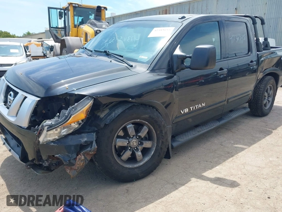 2013 Nissan Titan SV with VIN 1N6AA0EC4DN302479, listed as a IAAI auction lot 42383255 with 112,991 mi miles and . Bid and sale history available at DreamBid. Image 6.