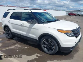 2015 Ford Explorer Sport z VIN 1FM5K8GT0FGA87473, wystawiony jako IAAI lot #42272510 z przebiegiem 123 443 mil mil oraz . Historia ofert i sprzedaży dostępna na DreamBid. Obrazek 1.