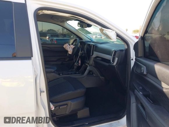 2024 Ford Ranger XL with VIN 1FTER4PH9RLE10340, listed as a IAAI auction lot 41591734 with 8,610 mi miles. Bid and sale history available at carsss.com. Image 5.