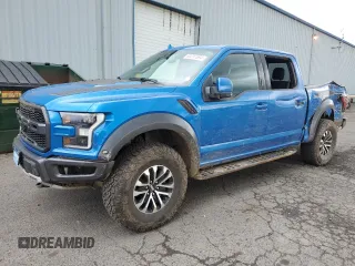 2019 Ford F-150 Raptor with VIN 1FTFW1RG5KFB89789, listed as a Copart auction lot 80231564 with 34,752 mi miles and Salvage Title. Bid and sale history available at carsss.com. Image 1.