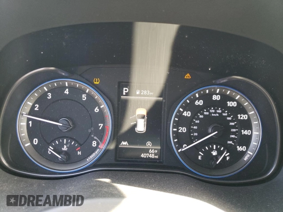 2022 Hyundai Kona SE with VIN KM8K2CAB5NU901686, listed as a Copart auction lot 46124735 with 40,748 mi miles and Salvage Title. Bid and sale history available at carsss.com. Image 9.