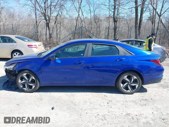 2023 Hyundai Elantra SEL with VIN KMHLS4AG3PU630104, listed as a IAAI auction lot 42042331 with 32,296 mi miles and . Bid and sale history available at DreamBid. Image 14.