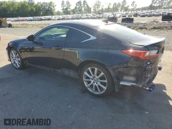 2016 Lexus RC 200t F Sport z VIN JTHHA5BC4G5001264, wystawiony jako Copart lot #54122905 z przebiegiem 210 178 mil mil oraz Szkoda całkowita • Salvage title. Historia ofert i sprzedaży dostępna na DreamBid. Obrazek 2.