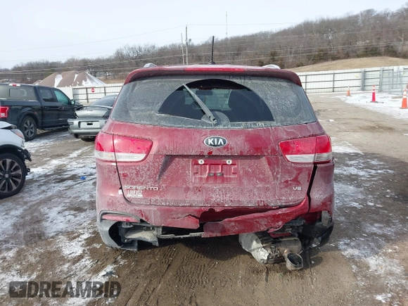 2016 Kia Sorento LX with VIN 5XYPGDA5XGG180698, listed as a IAAI auction lot 41417694 with 84,229 mi miles. Bid and sale history available at carsss.com. Image 16.