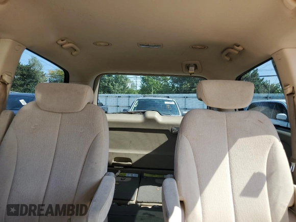 2008 Kia Sedona LX with VIN KNDMB233686258416, listed as a Copart auction lot 68587494 with 153,536 mi miles and Clean Title. Bid and sale history available at carsss.com. Image 10.