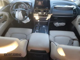 2021 Nissan Armada SV with VIN JN8AY2AC7M9147231, listed as a Copart auction lot 84339974 with 62,110 mi miles and Salvage Title. Bid and sale history available at carsss.com. Image 8.