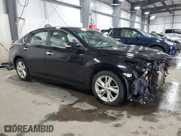 2015 Nissan Altima 2.5 S with VIN 1N4AL3AP9FN394480, listed as a Copart auction lot 50605615 with 179,940 mi miles and Salvage Title. Bid and sale history available at carsss.com. Image 4.