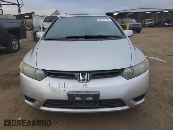 2006 Honda Civic Cpe LX with VIN 2HGFG11656H548709, listed as a Copart auction lot 88356725 with 169,047 mi miles and Salvage Title. Bid and sale history available at carsss.com. Image 5.