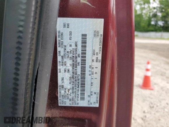 2010 Ford Econoline Passenger XL с VIN 1FMNE1BL6ADA18772, выставлен на аукционе Copart как лот 59190985 с пробегом 154 331 миль миль и Чистый • Clean title. История ставок и продаж доступна на DreamBid. Изображение 13.