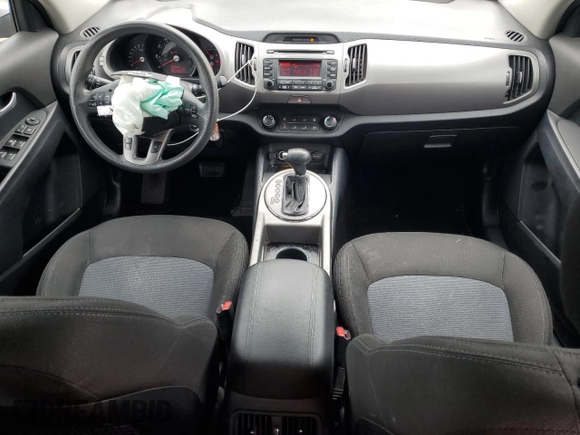 2014 Kia Sportage LX with VIN KNDPB3AC8E7582088, listed as a Copart auction lot 53486325 with 185,601 mi miles and Salvage Title. Bid and sale history available at carsss.com. Image 8.