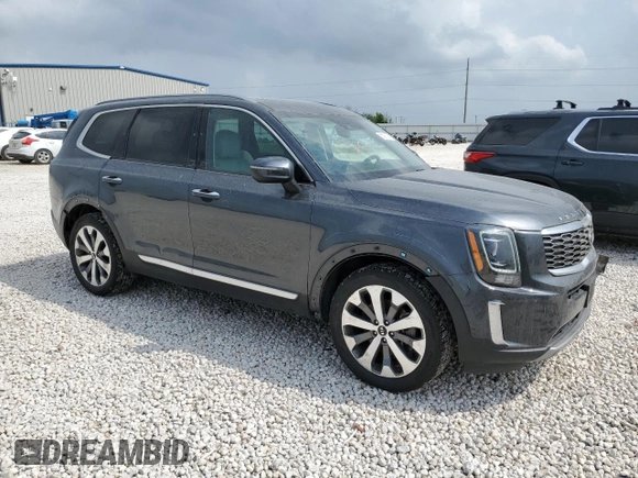 2020 Kia Telluride S with VIN 5XYP6DHC2LG066678, listed as a Copart auction lot 50973265 with 109,814 mi miles and Salvage title. Bid and sale history available at DreamBid. Image 4.