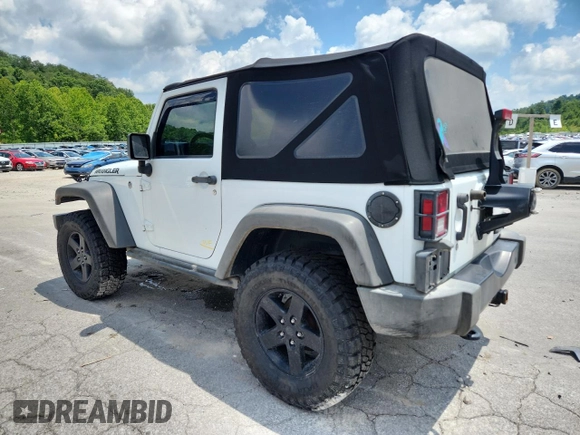 2016 Jeep Wrangler Black Bear with VIN 1C4AJWAG5GL151537, listed as a Copart auction lot 62665455 with 93,537 mi miles and Salvage title. Bid and sale history available at DreamBid. Image 2.