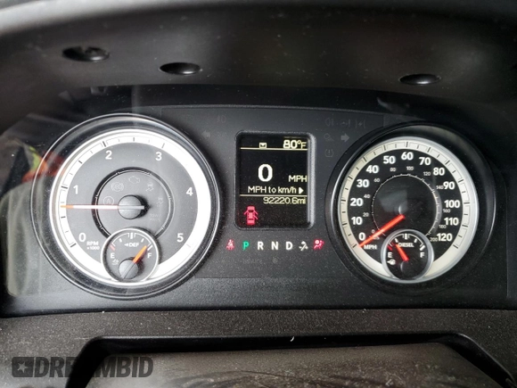2013 Ram 2500 Tradesman with VIN 3C6UR5CL7DG614532, listed as a Copart auction lot 49632145 with 92,220 mi miles and Salvage title. Bid and sale history available at DreamBid. Image 9.