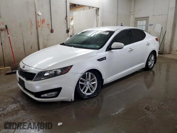 2012 Kia Optima LX with VIN KNAGM4A78C5276050, listed as a Copart auction lot 53879785 with 132,605 mi miles and Clean Title. Bid and sale history available at carsss.com. Image 1.
